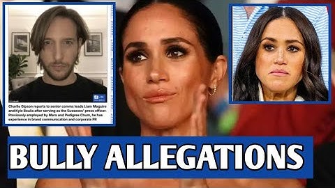 Ex-press UK officer Charlie Gipson brands Meghan markle BULLY, exposes staff abuse after shock exit