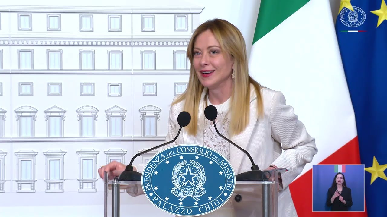 Dichiarazioni alla stampa Meloni - Christodoulidīs (traduzione simultanea e LIS)