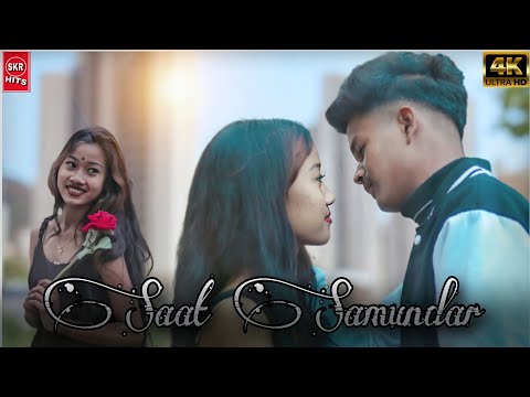 Saat Samundar Paar | Divya Bharti |m Sadhana Sargam | Vishwatma | 4k Video Song 2023| SKR Hits