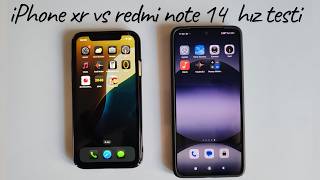 iPhone XR vs Redmi Note 14 hız testi - 2026 -