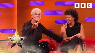 Celebrity Jamie Lee Curtis had to have a guard to watch her own movie! | The Graham Norton Show - BBC Profile