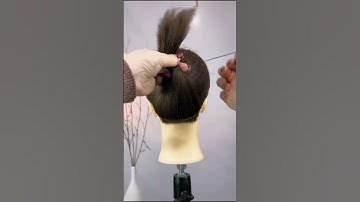 Kiểu búi tóc trung niên sang trọng 🥰 #kieutocdep #tocxinh #shorts