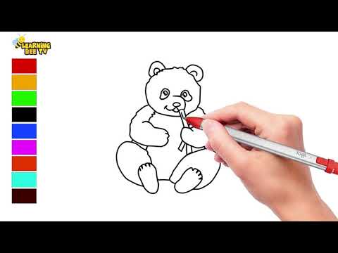 HOW TO DRAW A CUTE PANDA - YouTube