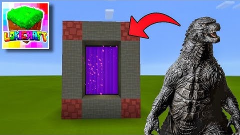 LOKICRAFT : How to Make a PORTAL to GODZILLA Dimension