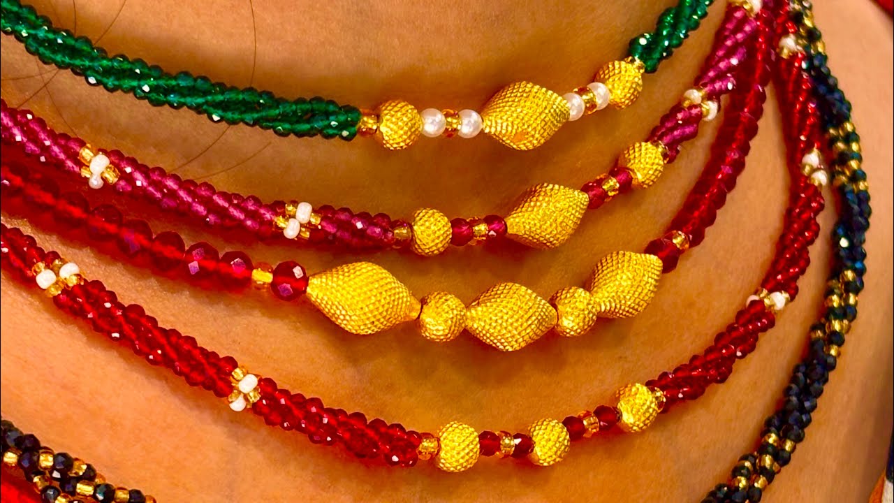  Gold Moti Set | Gold Kanti | Matar Mala Design | Handmade Indian Jewellery | Heritage & Traditional