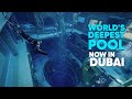 Inside the World's Deepest Pool Deep Dive Dubai | Curly Tales UAE