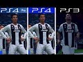 FIFA 19 | PS4 Pro VS PS4 VS PS3 | Graphics Comparison