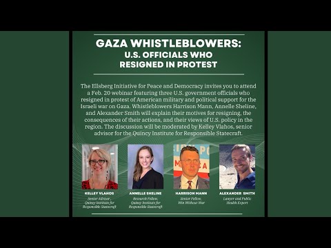 Gaza Whistleblowers: U.S. Officials Who Resigned in Protest