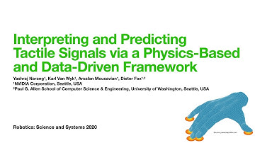 Interpreting and Predicting Tactile Signals via a Physics-Based and Data-Driven Framework (Full)