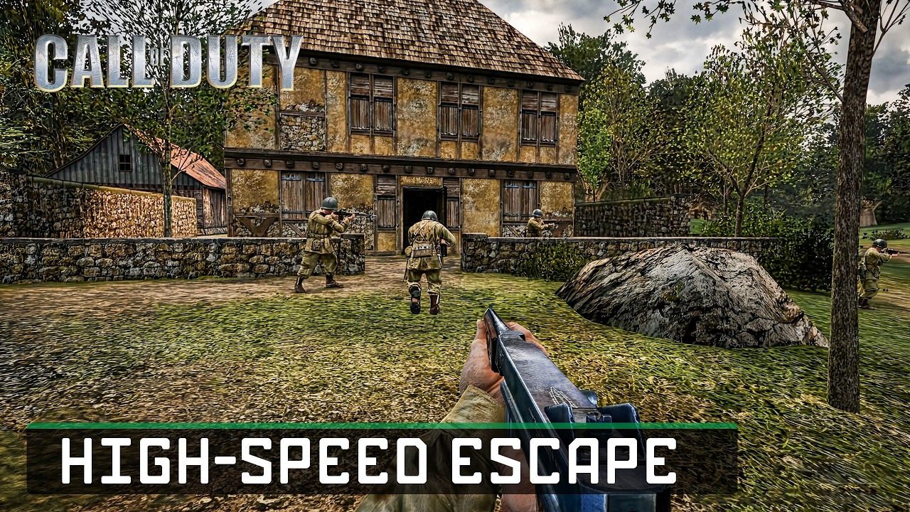 Call of Duty [Graphic Mod] Mission 4 - Normandy Route N13 [4K 60FPS ...