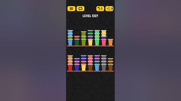Cup Sort Puzzle Level 1327 | Water Sort Puzzle Level 1327 | Ball Sort Puzzle Level 1327 All the same