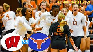Texas VS Wisconsin | FULL MATCH | September 13,2026 | Women's NCAA Volleyball 2026