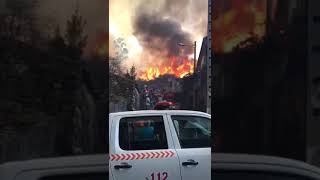 Los montes gallegos, arrasados por las llamas