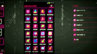 Theme Nation - GO SMS Pro Pink Neon Theme screenshot 3