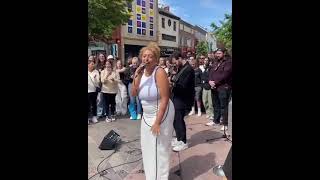 Mahalia- Yesterday In My Home City Busking At My Old Lc Busking Spot. 😭❤️