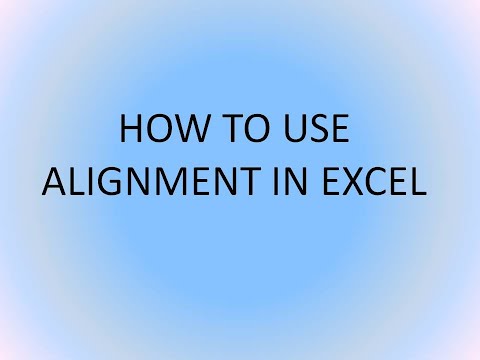USE ALIGN,WRAP TEXT,MERAGE & CENTRE,INDENT IN RIBBON BAR|MS EXCEL 2007|MICROSOFT EXCEL 2007 | PART-2