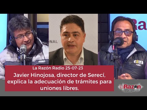 Javier Hinojosa, director de Serecí, explica la adecuación de trámites para uniones libres.