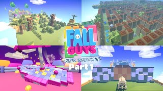 Fall Guys: Pixel Dimension (Part 1) | Unity-made Fan Season - 4 Rounds