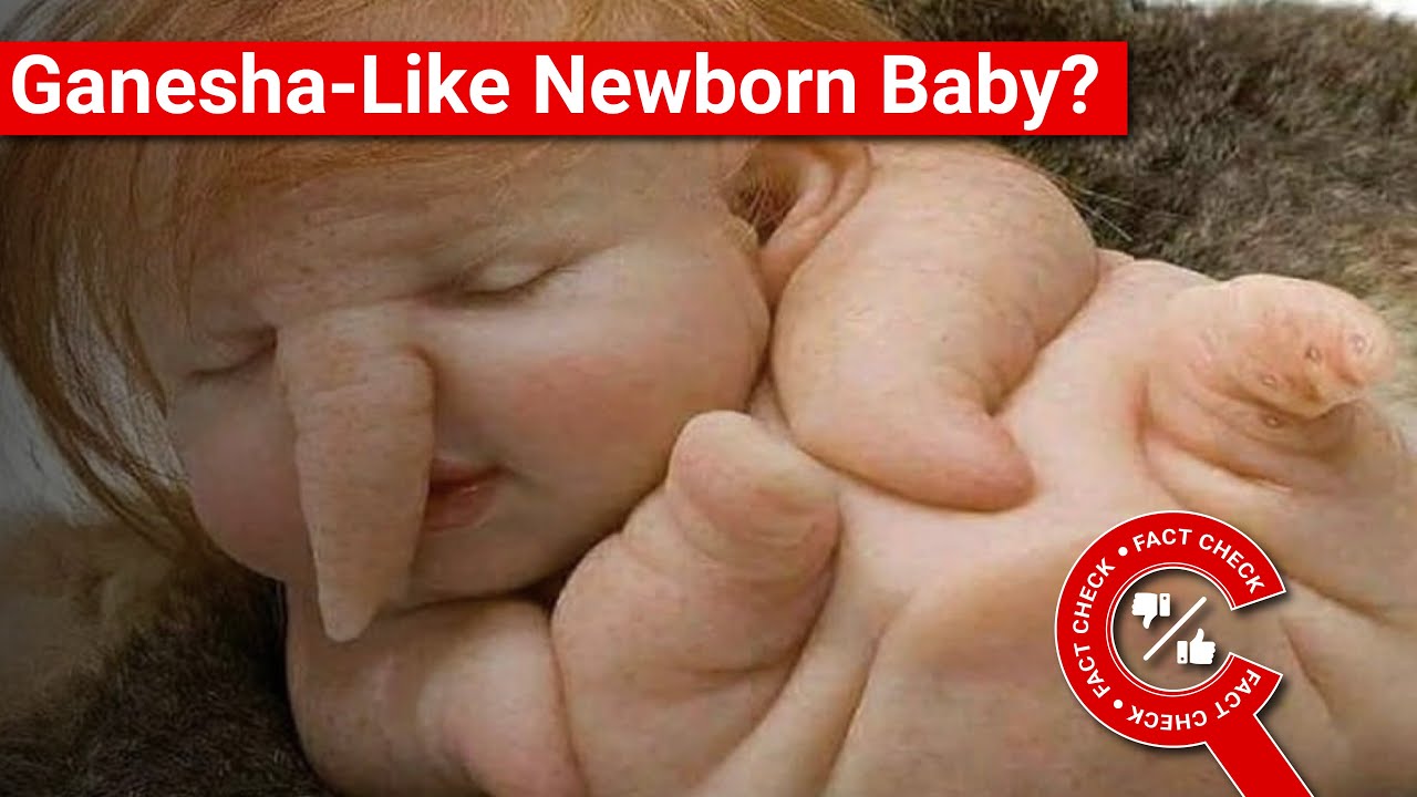FACT CHECK: Does Image Show Newborn Baby Resembling Lord Ganesha ...