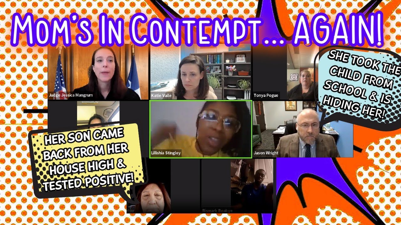 Mom Either Doesn't Understand Or Doesn't Care About Court Orders!