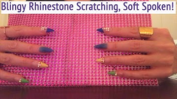 ASMR 💎 * Blingy Rhinestone Scratching! * Fast Scratching & Tapping * Soft Spoken * ASMRVilla