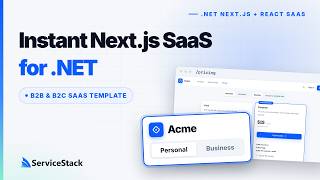 Build Your SaaS Product, Not Its Plumbing - Next.js SaaS for .NET