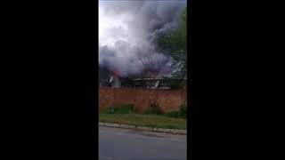 House Fire in Venter Street