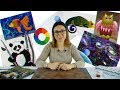 Промо онлайн-курса  «Основы рисования для детей 5-9 лет»