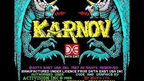Karnov Review for the Sinclair ZX Spectrum by John Gage