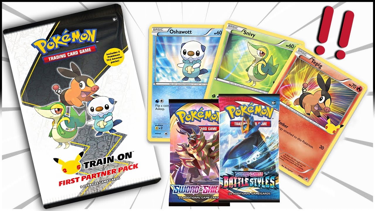 25th Anniversary First Partner Pack - Unova Starters - Pokemon TCG - Sealed  Product - Mage's Archive