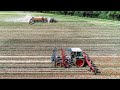 Grsubstrat ausbringung  einarbeitung im maisbestand fendt im einsatz