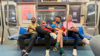 Beatbox Jam in NY Subway (SO-SO, Gene Shinozaki, Chris Celiz, Amit)