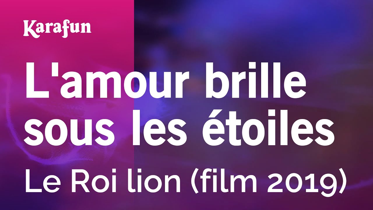 Parole L Amour Brille Sous Les Etoiles