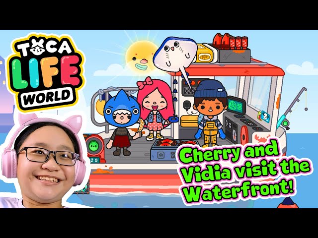 Toca Life World - Cherry and Vidia goes to the WATERFRONT!!! class=