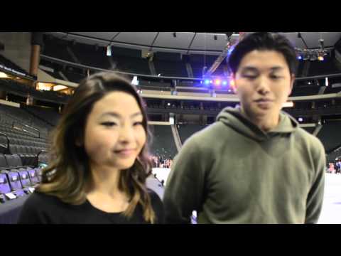 Interview with Maia and Alex Shibutani before Stars on Ice show, St ...