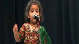 Name : samiksha mahashetty (2 yrs 10 mos) performed during "basava
jayanti" function hosted by vsna maryland and virgina chapters. (may
15, 2010)