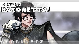 How I Draw Bayonetta - Fan Art Friday (Smash Bros Ultimate Tribute)
