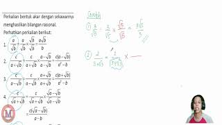 Merasionalkan bentuk akar (part 3 ...