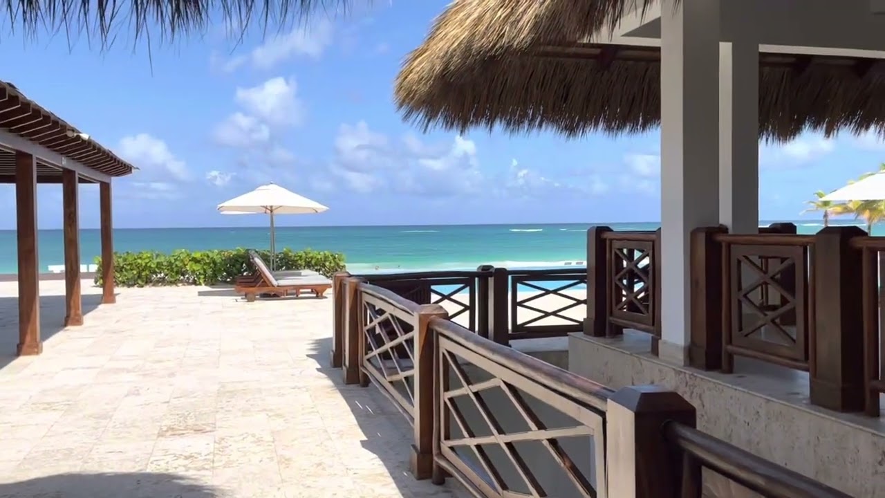 Cana Bay Beach Club, Punta Cana DR Walk through. With Arial Drone Video