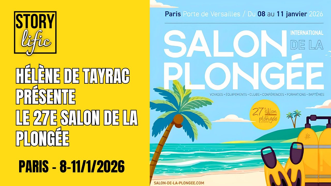 Présentation du 27e Salon de la Plongée de Paris 2026 avec Hélène de Tayrac