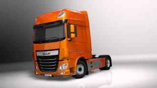 DAF XF Truck - 3D turntable animation