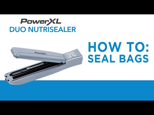 New Power XL Duo NutriSealer Elite, 6-in-1 Vacuum Sealer Machine. This  handheld vacuum sealer