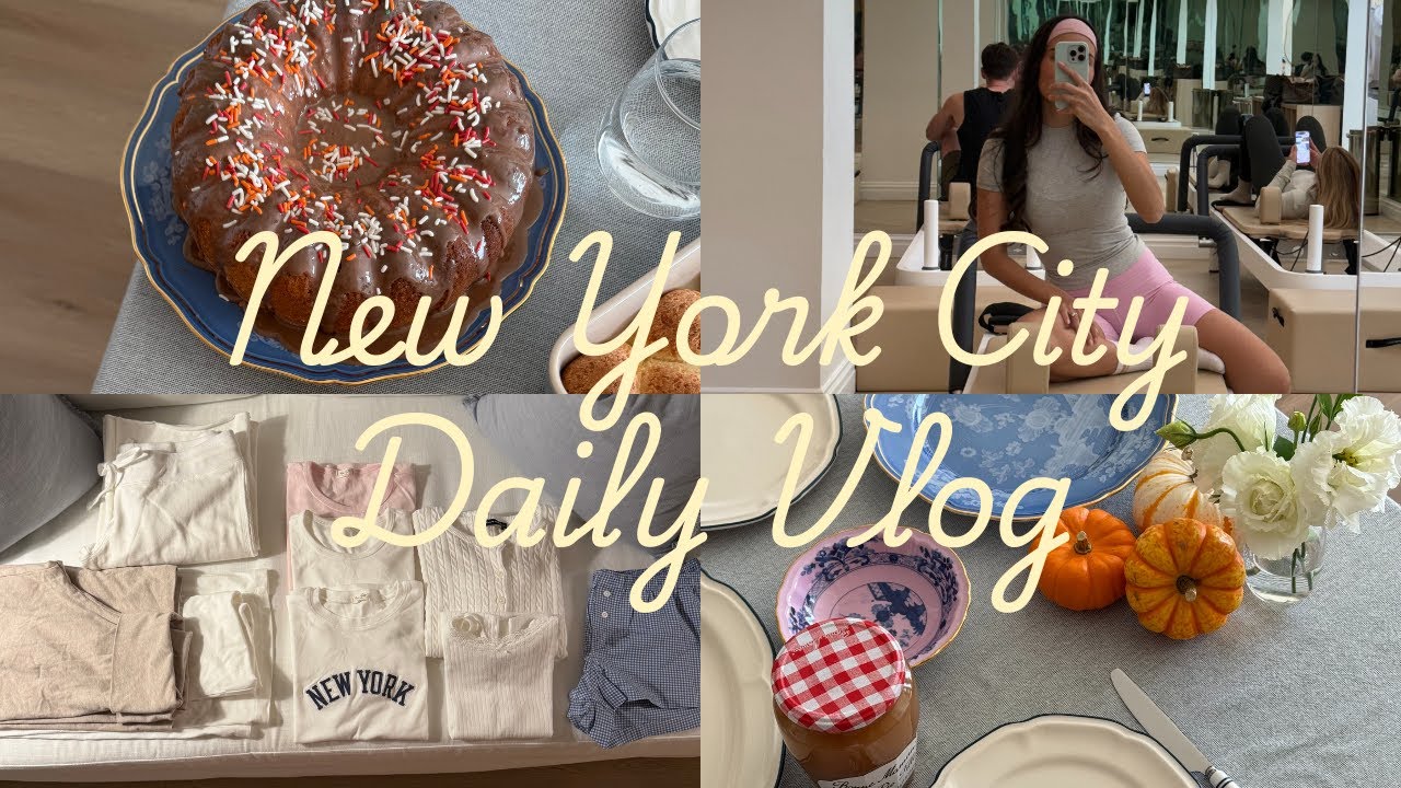 NYC VLOG - De Volta a Rotina e Recebendo Amigas em Casa