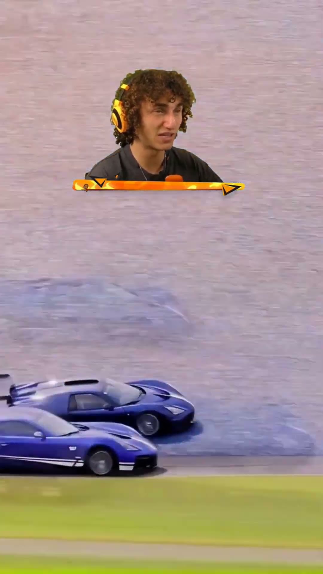 Bugatti Race Rips Through Tsunami of Glitter!