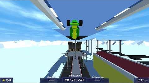 PolyTrack Sunday Showcase (Ep. 27) - "Winter City" custom winter map (CODE IN COMMENTS)