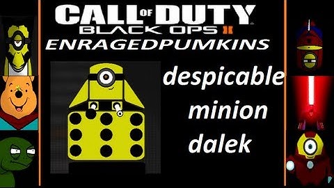 Black Ops 2 - Funny Minion Dalek Emblem Tutorial