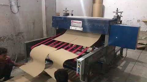 Servo Precision Automatic Rotary Paper Corrugated Sheet Cutting Machine