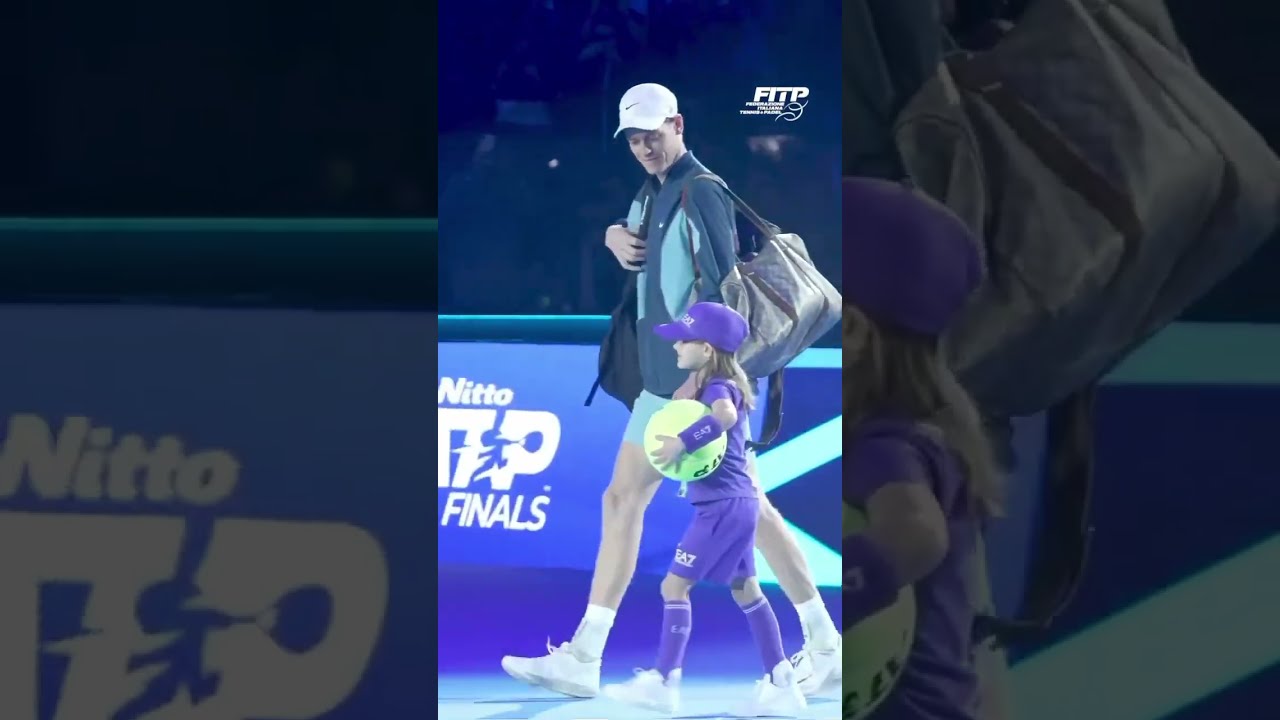 La Piccola Francesca Scopre Che Accompagner Jannik Sinner In Campo Alle ATP Finals 2024 