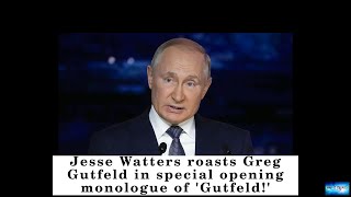 Jesse Watters roasts Greg Gutfeld in special opening monologue of 'Gutfeld!'