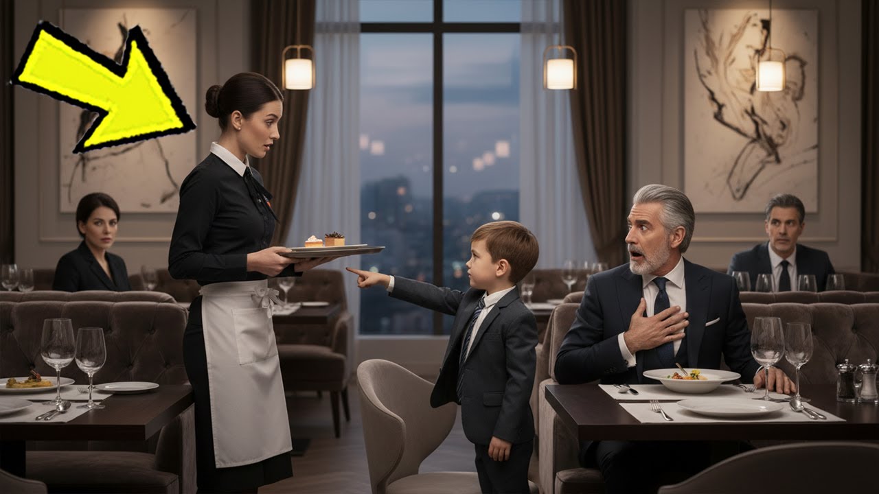 “Papá, Esa Mesera se Parece a Mamá”… El Millonario Quedó Paralizado